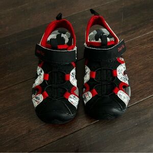 Kids Sandals- Black and Red